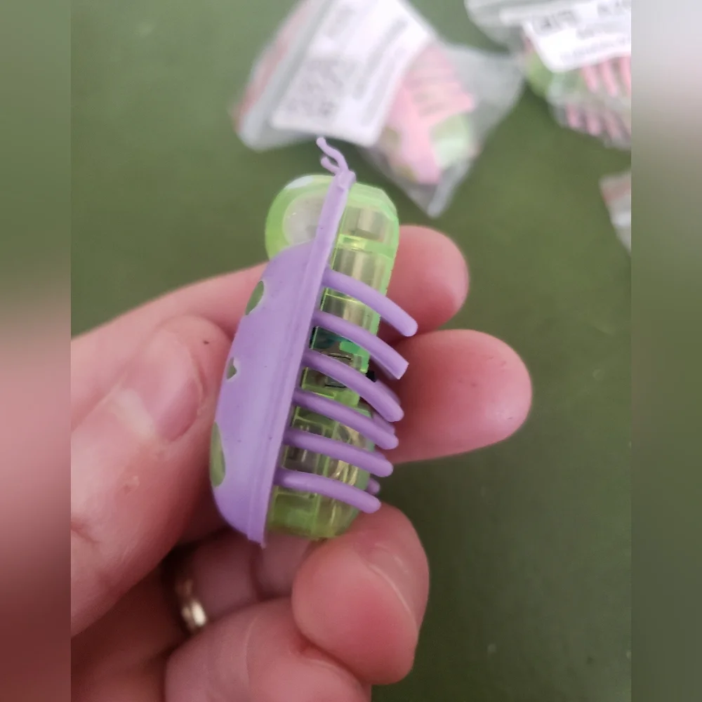 NWT Purple and Pink Robotic Battery Powered Bug Beetle Cat Toy Set X4